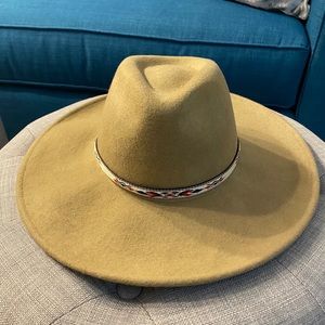 Tan Felt Hat
